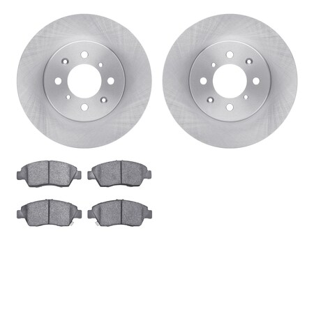 Dynamic Friction Company Front Brake Rotors with 5000 Advanced Brake Pads 6502-59187